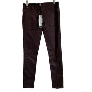 DL1961 Florence Maternity InstaSculpt Skinny Pants Burgundy Size 26‎